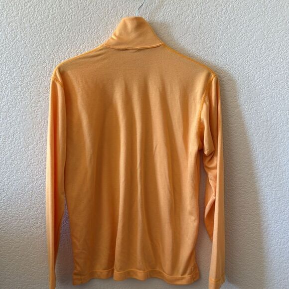 Vintage Patagonia Men's Turtleneck Sweater in Orange made in USA - Picture 6 of 11